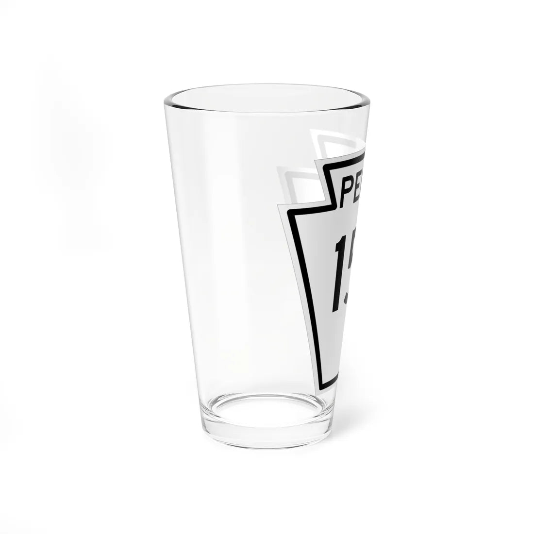PA-155 1948 (Pennsylvania) (Road Sign) Pint Glass 16oz - Go Mug Yourself