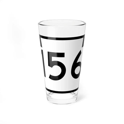 PA-156 (Pennsylvania) (Road Sign) Pint Glass 16oz 16oz - Go Mug Yourself