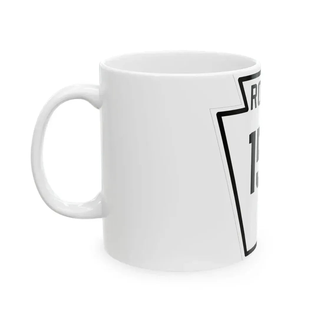 PA-157 1926 (Pennsylvania) (Road Sign) White Coffee Mug - Go Mug Yourself