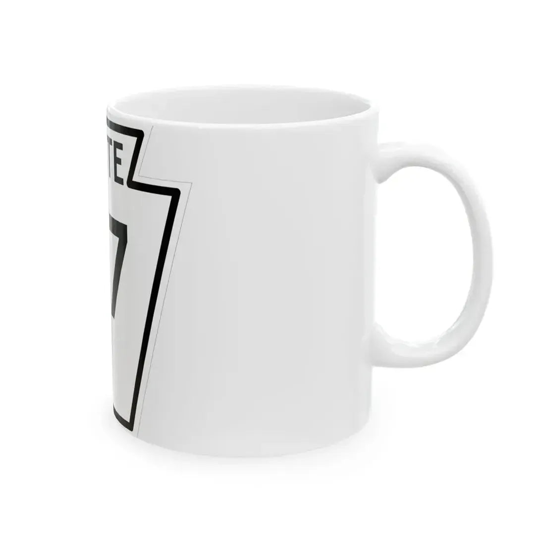 PA-157 1926 (Pennsylvania) (Road Sign) White Coffee Mug - Go Mug Yourself
