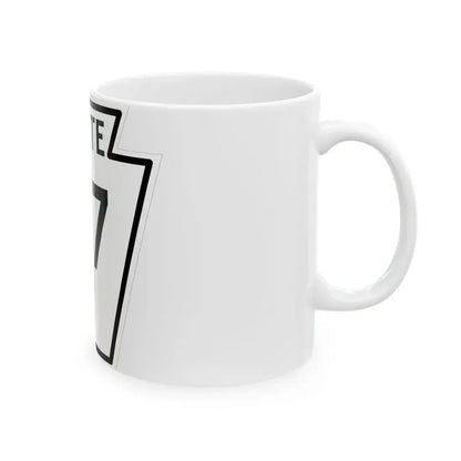 PA-157 1926 (Pennsylvania) (Road Sign) White Coffee Mug - Go Mug Yourself