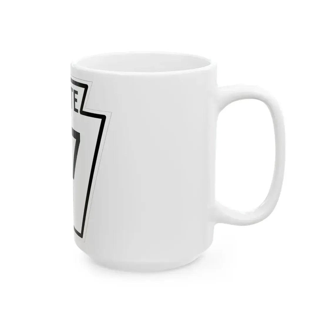 PA-157 1926 (Pennsylvania) (Road Sign) White Coffee Mug - Go Mug Yourself