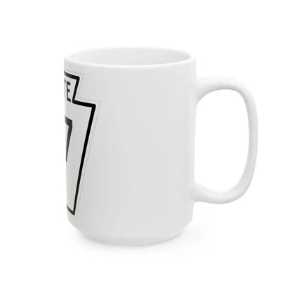 PA-157 1926 (Pennsylvania) (Road Sign) White Coffee Mug - Go Mug Yourself