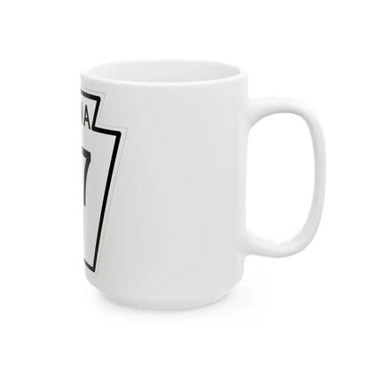 PA-157 1948 (Pennsylvania) (Road Sign) White Coffee Mug - Go Mug Yourself