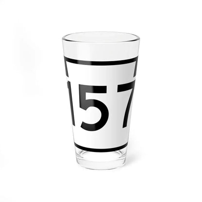 PA-157 (Pennsylvania) (Road Sign) Pint Glass 16oz 16oz - Go Mug Yourself
