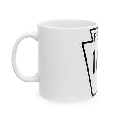 PA-160 1948 (Pennsylvania) (Road Sign) White Coffee Mug - Go Mug Yourself