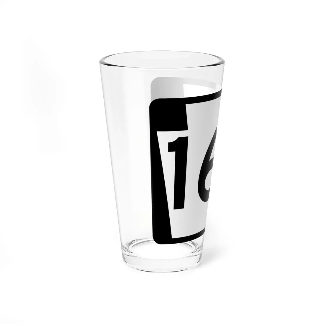 PA-160 (Pennsylvania) (Road Sign) Pint Glass 16oz - Go Mug Yourself