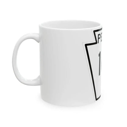 PA-161 1948 (Pennsylvania) (Road Sign) White Coffee Mug - Go Mug Yourself