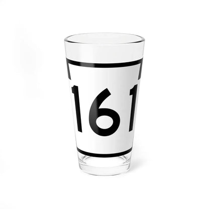PA-161 (Pennsylvania) (Road Sign) Pint Glass 16oz 16oz - Go Mug Yourself