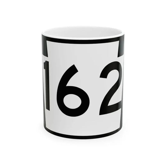 PA-162 (Pennsylvania) (Road Sign) White Coffee Mug 11oz - Go Mug Yourself