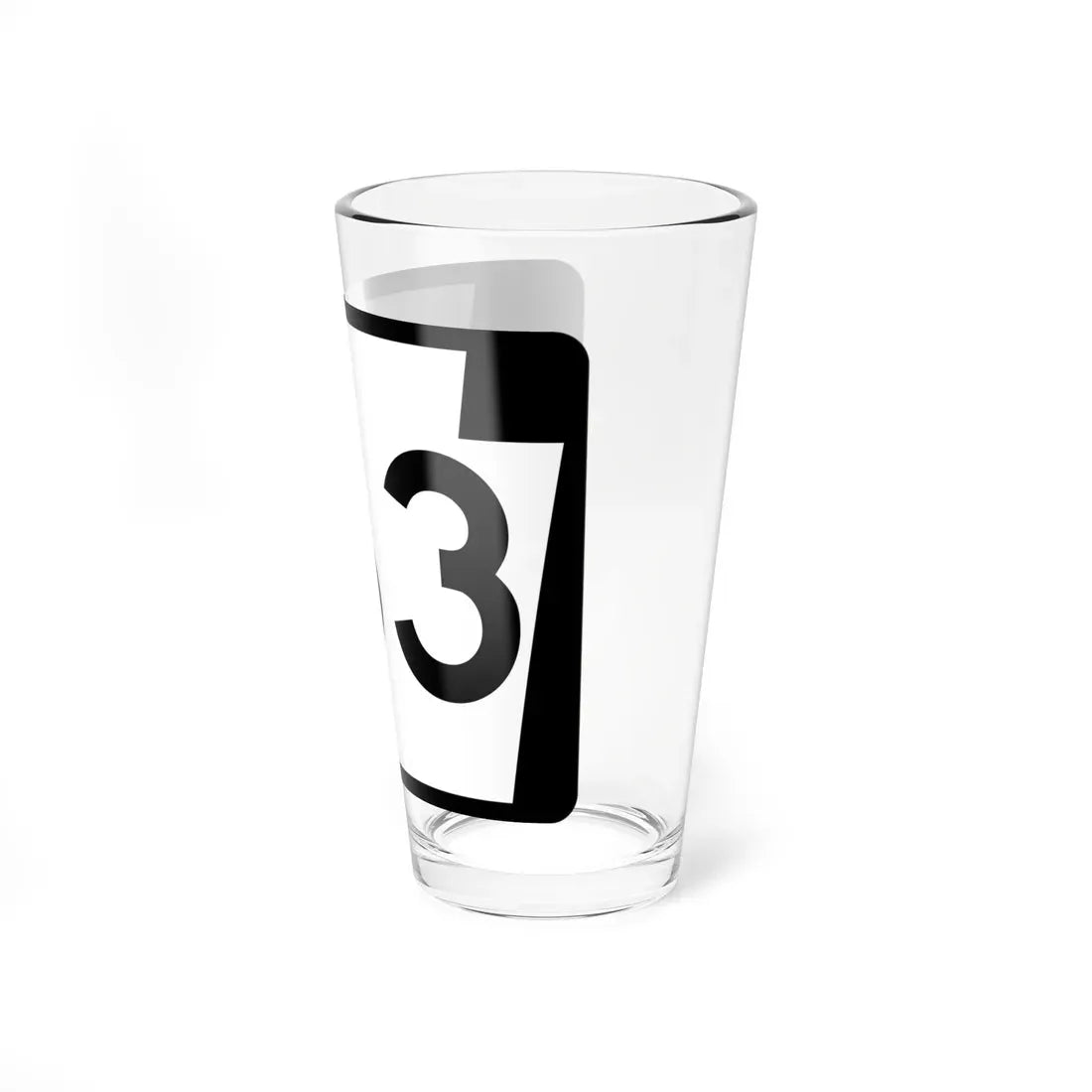PA-163 (Pennsylvania) (Road Sign) Pint Glass 16oz - Go Mug Yourself