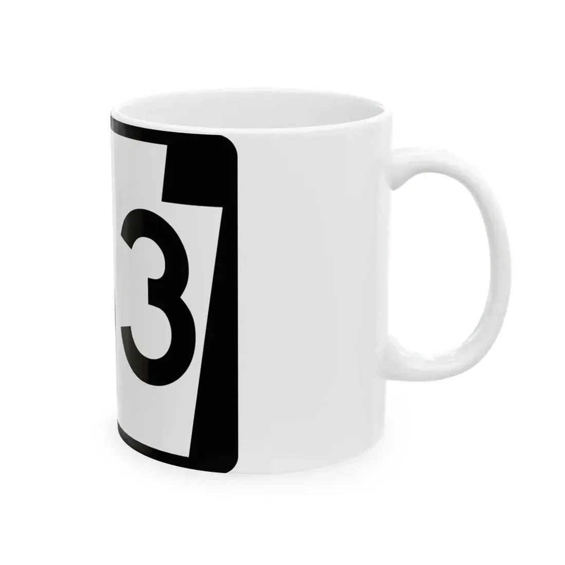 PA-163 (Pennsylvania) (Road Sign) White Coffee Mug - Go Mug Yourself