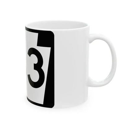 PA-163 (Pennsylvania) (Road Sign) White Coffee Mug - Go Mug Yourself