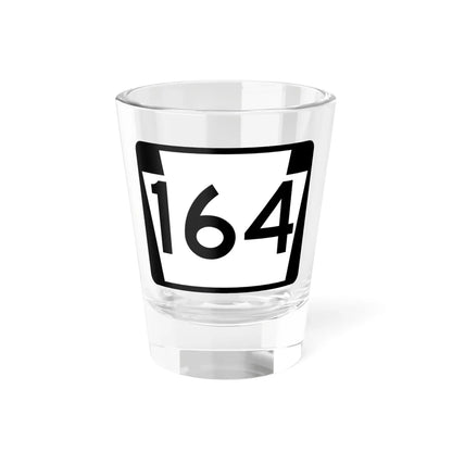 PA-164 (Pennsylvania) (Road Sign) Shot Glass 1.5oz 1.5oz - Go Mug Yourself