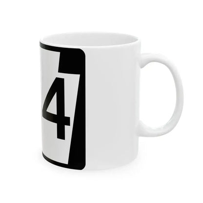 PA-164 (Pennsylvania) (Road Sign) White Coffee Mug - Go Mug Yourself