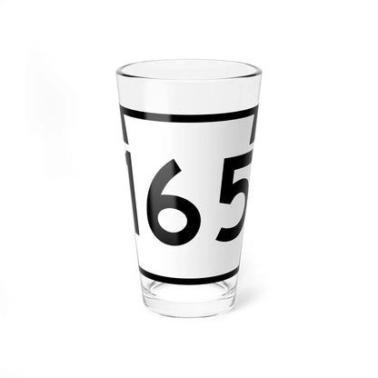 PA-165 (Pennsylvania) (Road Sign) Pint Glass 16oz 16oz - Go Mug Yourself