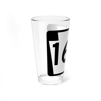 PA-165 (Pennsylvania) (Road Sign) Pint Glass 16oz - Go Mug Yourself