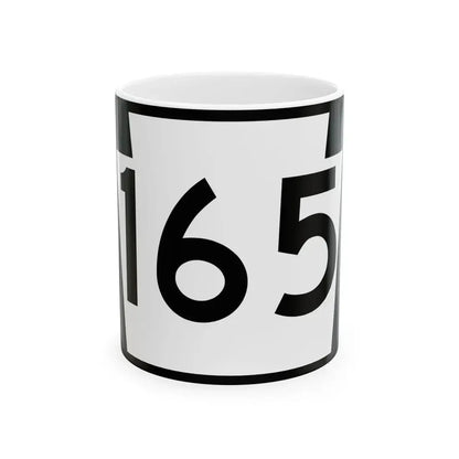 PA-165 (Pennsylvania) (Road Sign) White Coffee Mug 11oz - Go Mug Yourself