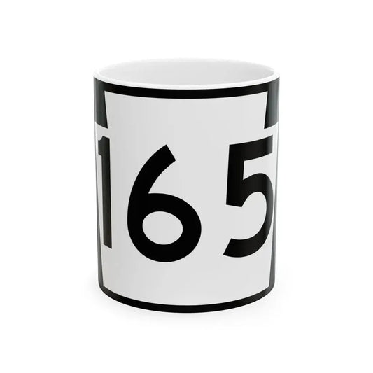 PA-165 (Pennsylvania) (Road Sign) White Coffee Mug 11oz - Go Mug Yourself