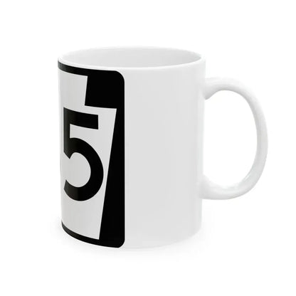 PA-165 (Pennsylvania) (Road Sign) White Coffee Mug - Go Mug Yourself