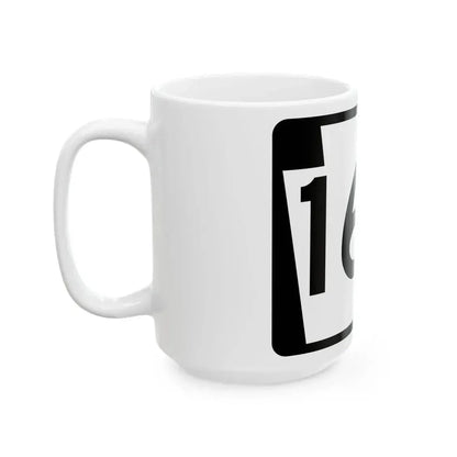 PA-166 (Pennsylvania) (Road Sign) White Coffee Mug - Go Mug Yourself