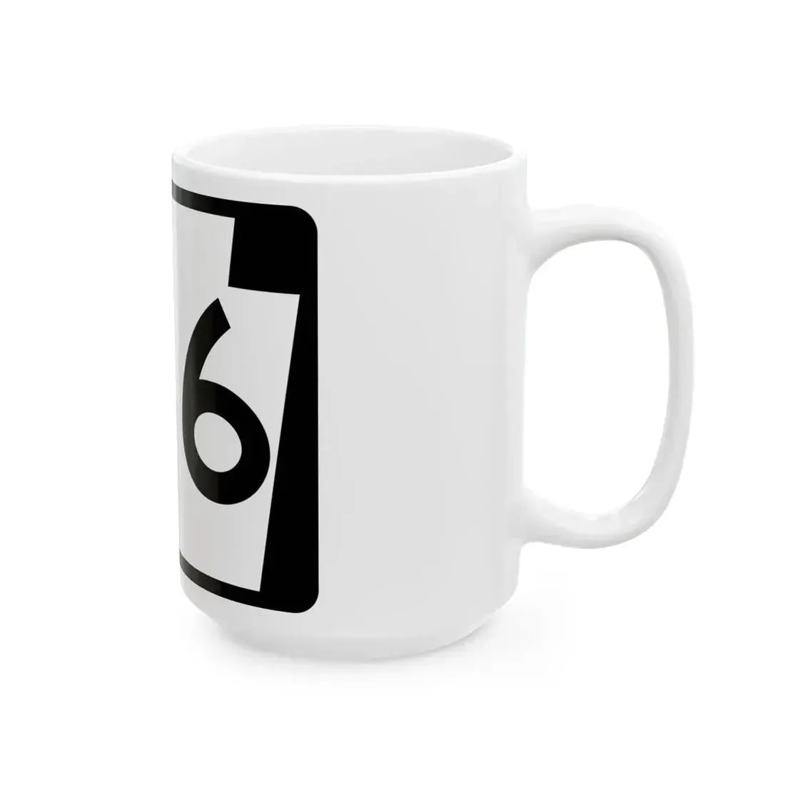 PA-166 (Pennsylvania) (Road Sign) White Coffee Mug - Go Mug Yourself