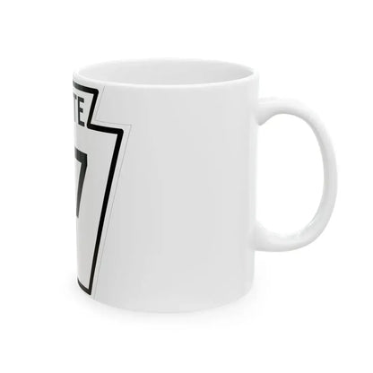 PA-167 1926 (Pennsylvania) (Road Sign) White Coffee Mug - Go Mug Yourself