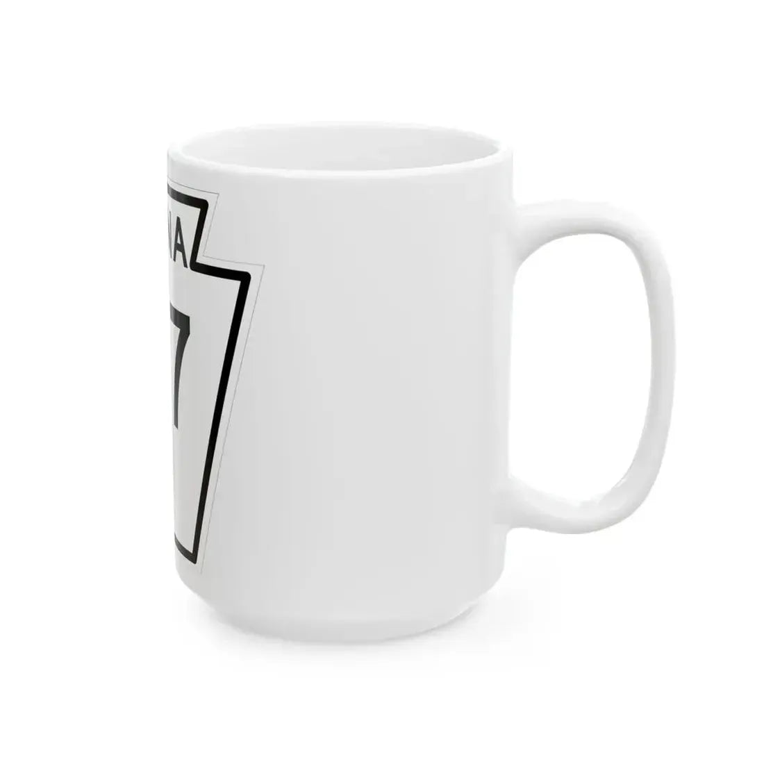 PA-167 1948 (Pennsylvania) (Road Sign) White Coffee Mug - Go Mug Yourself