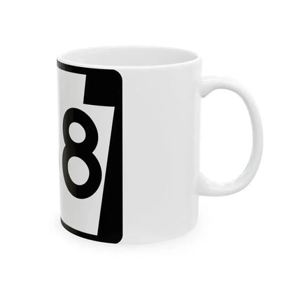 PA-168 (Pennsylvania) (Road Sign) White Coffee Mug - Go Mug Yourself