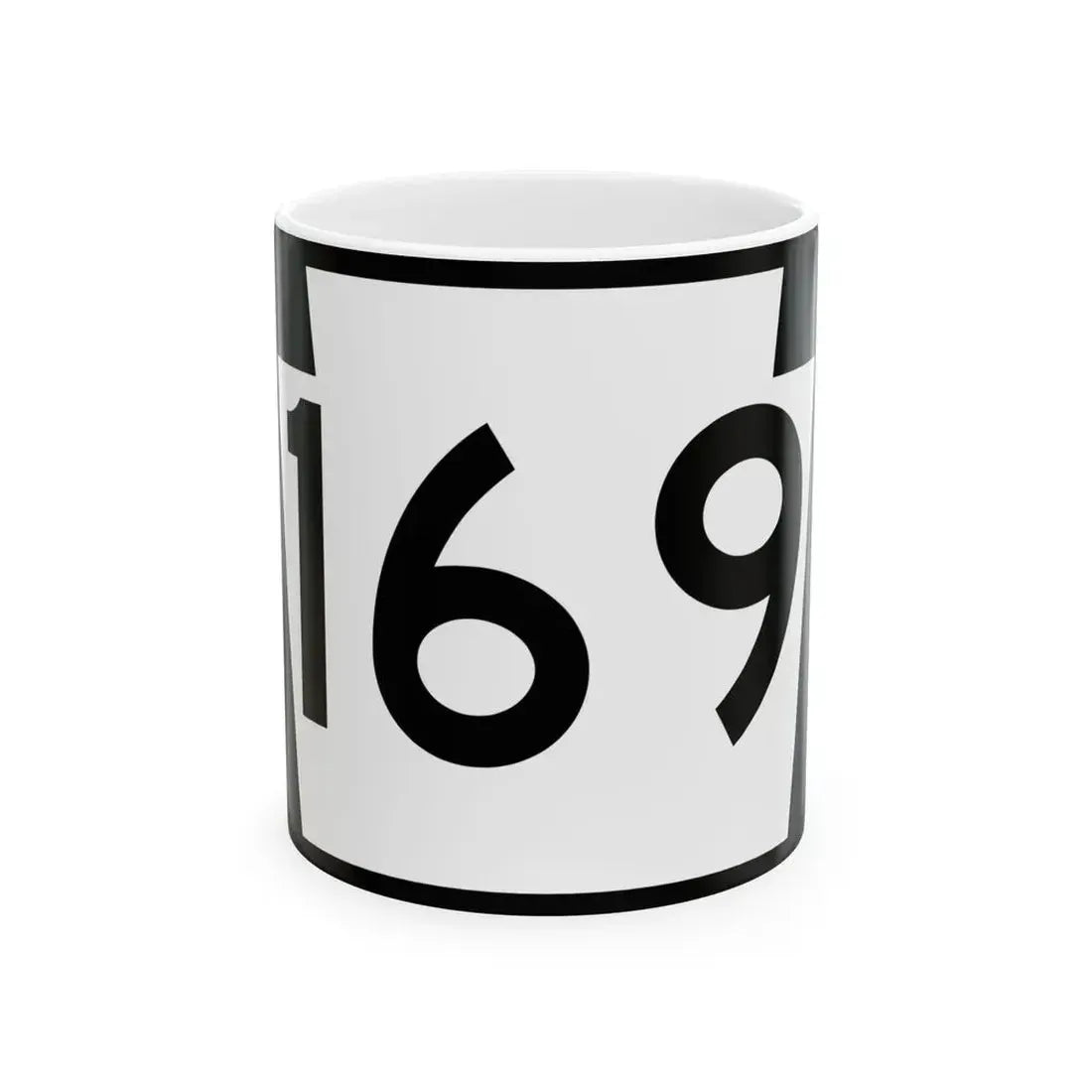 PA-169 (Pennsylvania) (Road Sign) White Coffee Mug 11oz - Go Mug Yourself