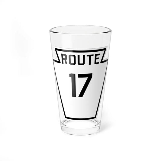 PA-17 1926 (Pennsylvania) (Road Sign) Pint Glass 16oz 16oz - Go Mug Yourself