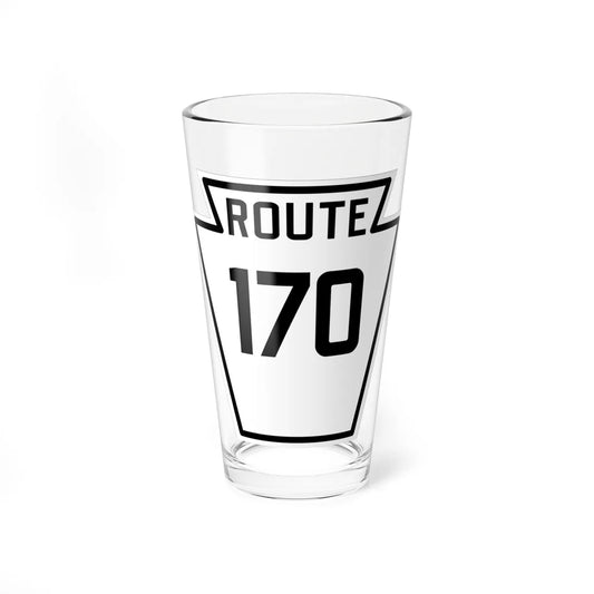 PA-170 1926 (Pennsylvania) (Road Sign) Pint Glass 16oz 16oz - Go Mug Yourself