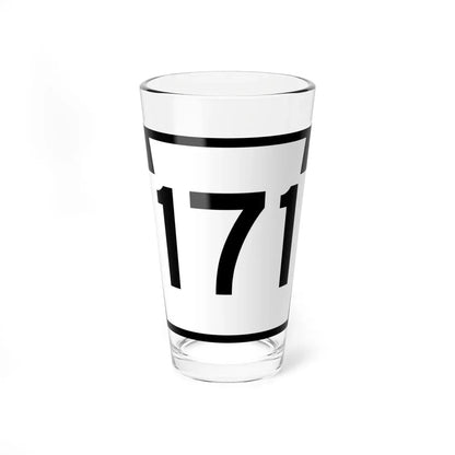 PA-171 (Pennsylvania) (Road Sign) Pint Glass 16oz 16oz - Go Mug Yourself