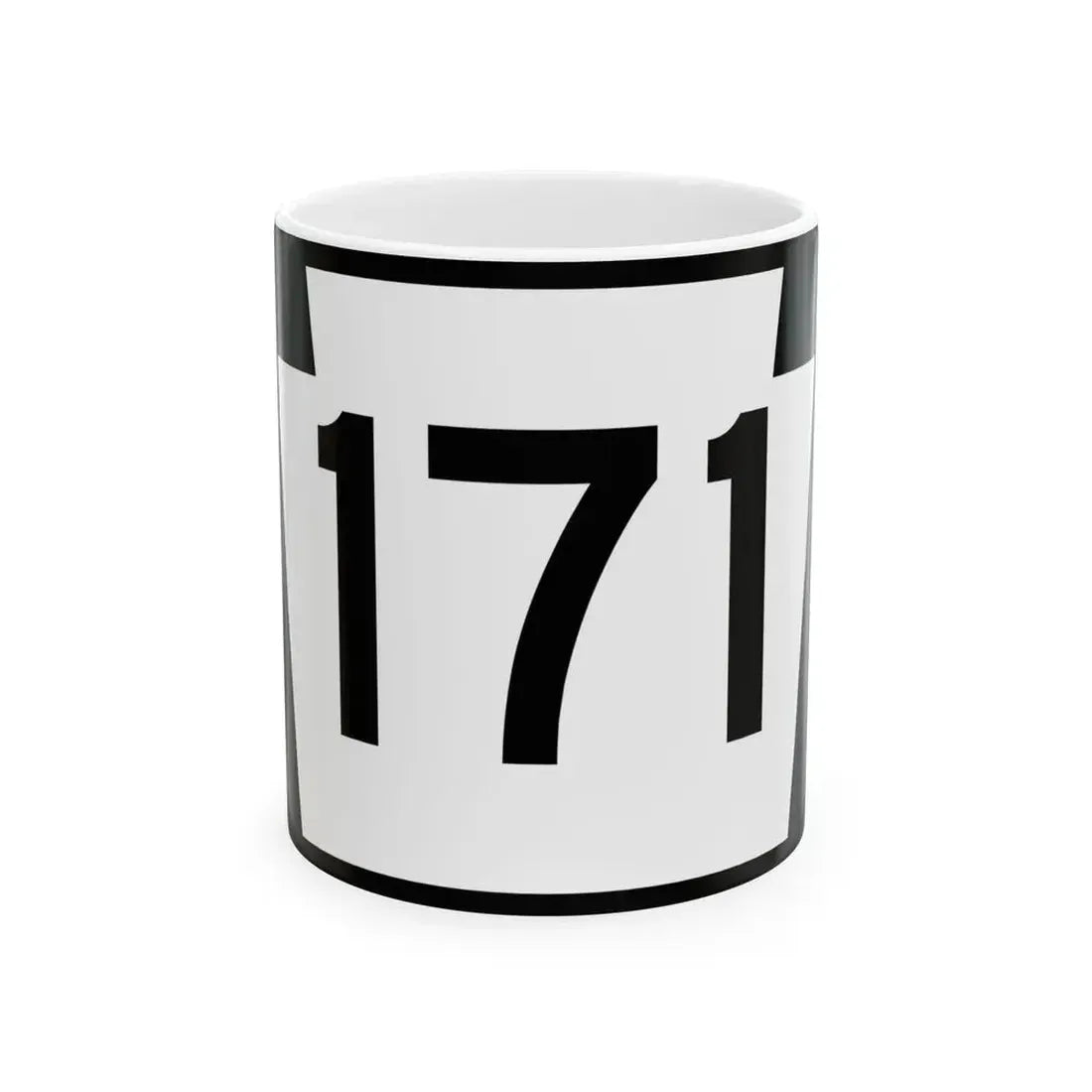 PA-171 (Pennsylvania) (Road Sign) White Coffee Mug 11oz - Go Mug Yourself