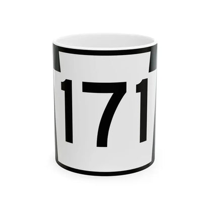 PA-171 (Pennsylvania) (Road Sign) White Coffee Mug 11oz - Go Mug Yourself