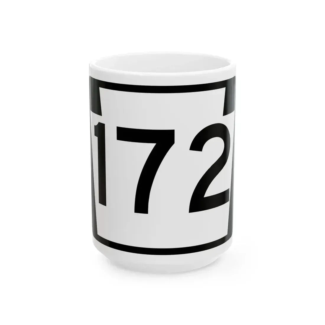 PA-172 (Pennsylvania) (Road Sign) White Coffee Mug 15oz - Go Mug Yourself