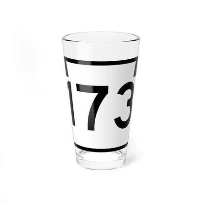 PA-173 (Pennsylvania) (Road Sign) Pint Glass 16oz 16oz - Go Mug Yourself