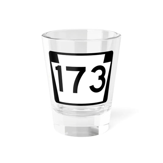 PA-173 (Pennsylvania) (Road Sign) Shot Glass 1.5oz 1.5oz - Go Mug Yourself