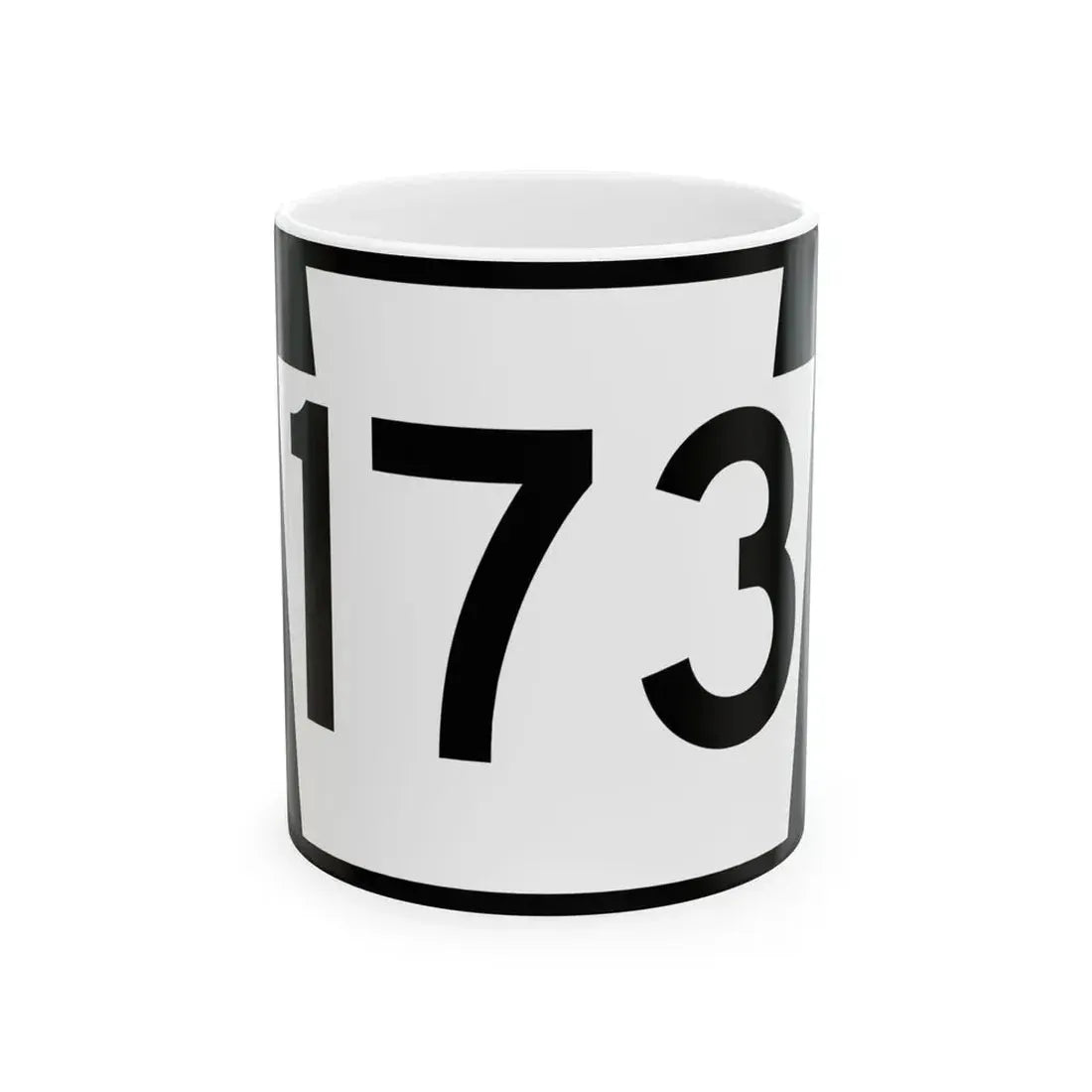 PA-173 (Pennsylvania) (Road Sign) White Coffee Mug 11oz - Go Mug Yourself