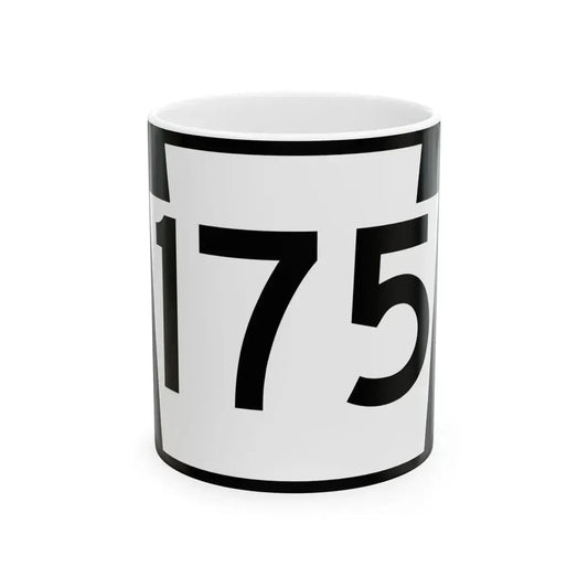 PA-175 (Pennsylvania) (Road Sign) White Coffee Mug 11oz - Go Mug Yourself