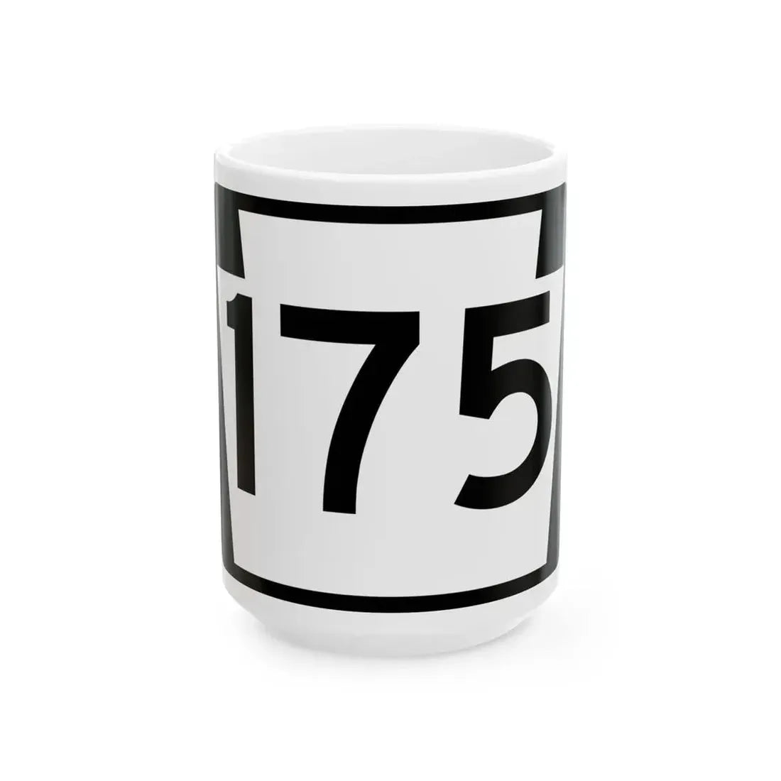 PA-175 (Pennsylvania) (Road Sign) White Coffee Mug 15oz - Go Mug Yourself