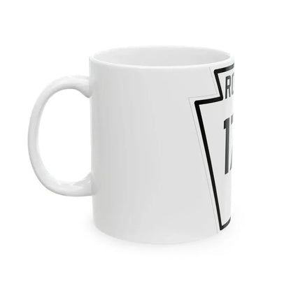 PA-176 1926 (Pennsylvania) (Road Sign) White Coffee Mug - Go Mug Yourself
