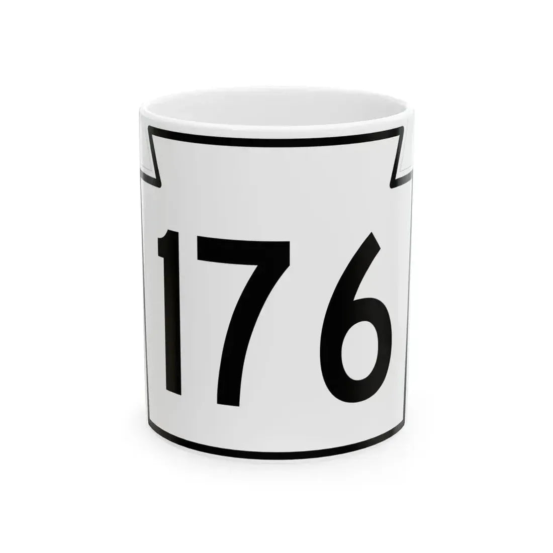 PA-176 1962 (Pennsylvania) (Road Sign) White Coffee Mug 11oz - Go Mug Yourself