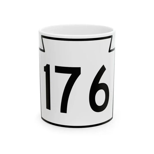 PA-176 1962 (Pennsylvania) (Road Sign) White Coffee Mug 11oz - Go Mug Yourself