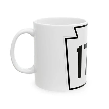 PA-176 1962 (Pennsylvania) (Road Sign) White Coffee Mug - Go Mug Yourself