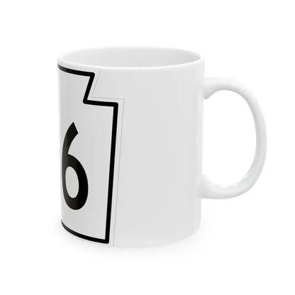 PA-176 1962 (Pennsylvania) (Road Sign) White Coffee Mug - Go Mug Yourself
