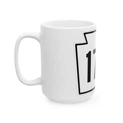 PA-176 1962 (Pennsylvania) (Road Sign) White Coffee Mug - Go Mug Yourself