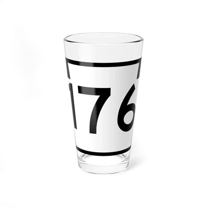 PA-176 (Pennsylvania) (Road Sign) Pint Glass 16oz 16oz - Go Mug Yourself