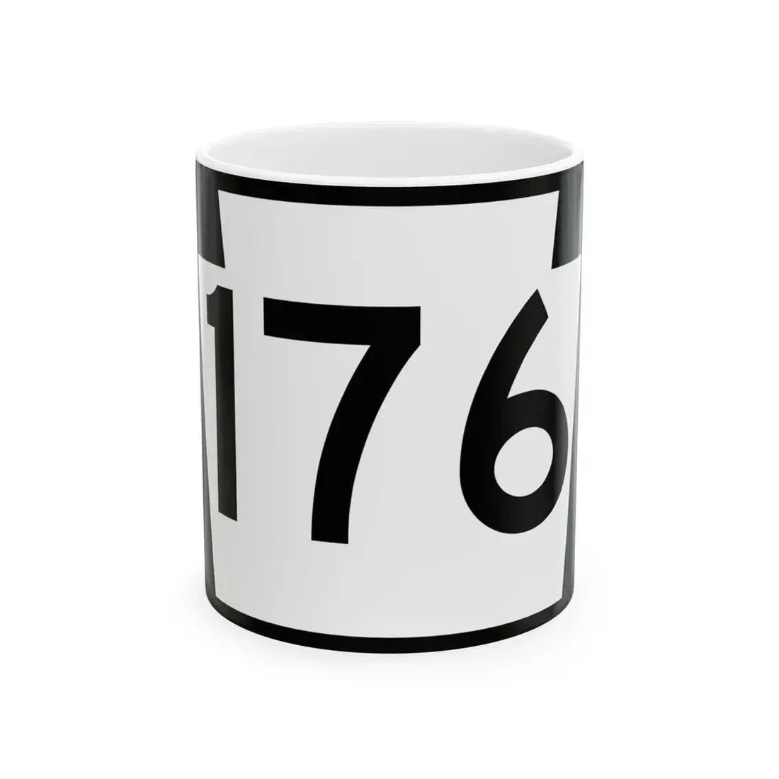 PA-176 (Pennsylvania) (Road Sign) White Coffee Mug 11oz - Go Mug Yourself