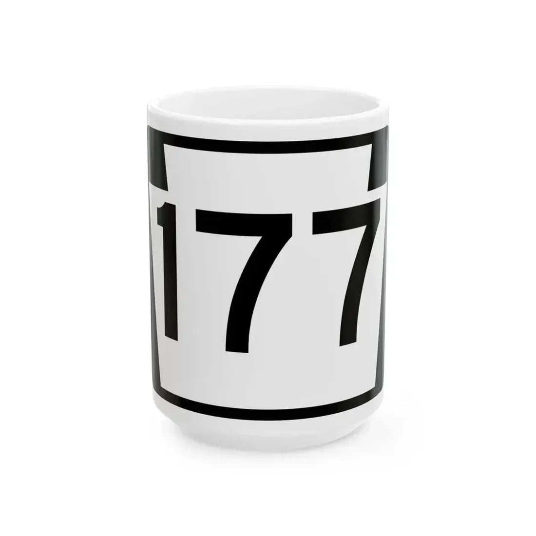 PA-177 (Pennsylvania) (Road Sign) White Coffee Mug 15oz - Go Mug Yourself